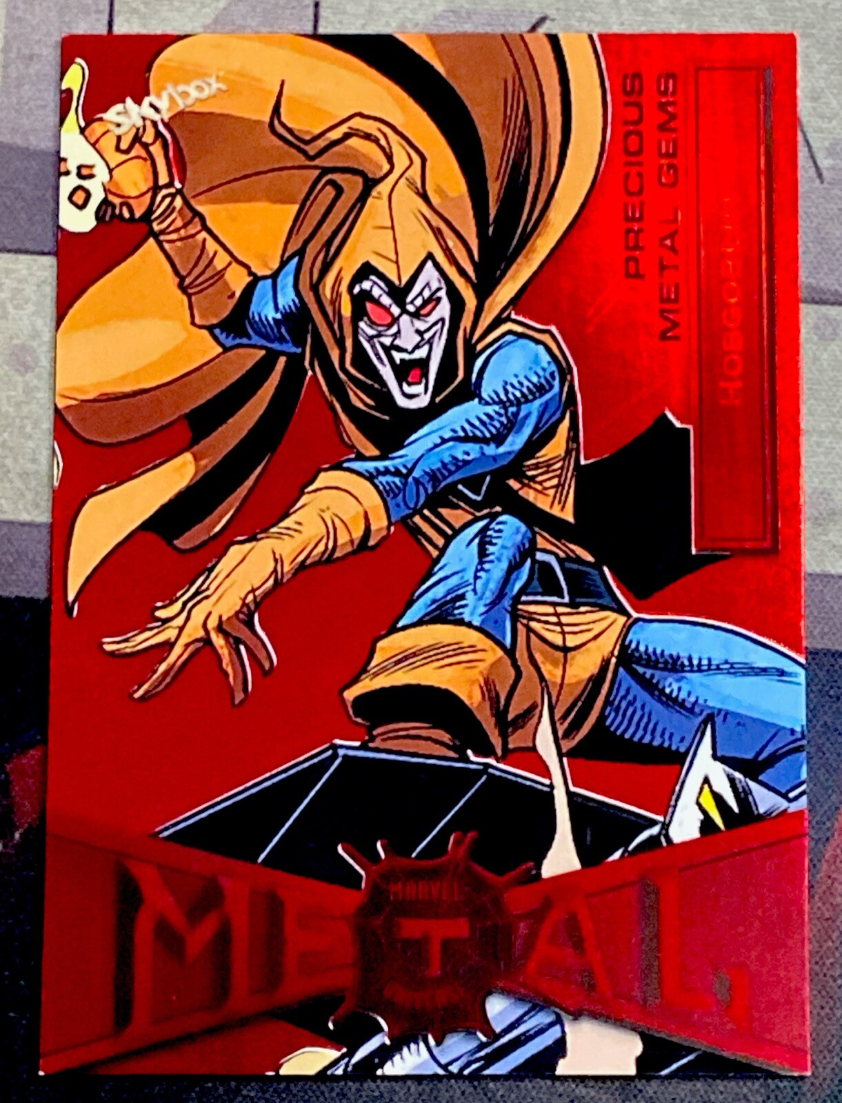 2022 Marvel Metal Universe Spider-Man #32 HOBGOBLIN RED PMG #d 061/100 SP