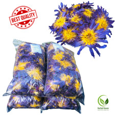 Dried Blue Lotus Flower Nymphaea Caerulea Organic 100 Pure Herbal Tea Ceylon