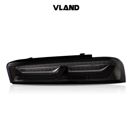 VLAND Full LED Tail Lights For 2016-2018 Chevrolet Chevy Camaro W/Sequential - Picture 2 of 12