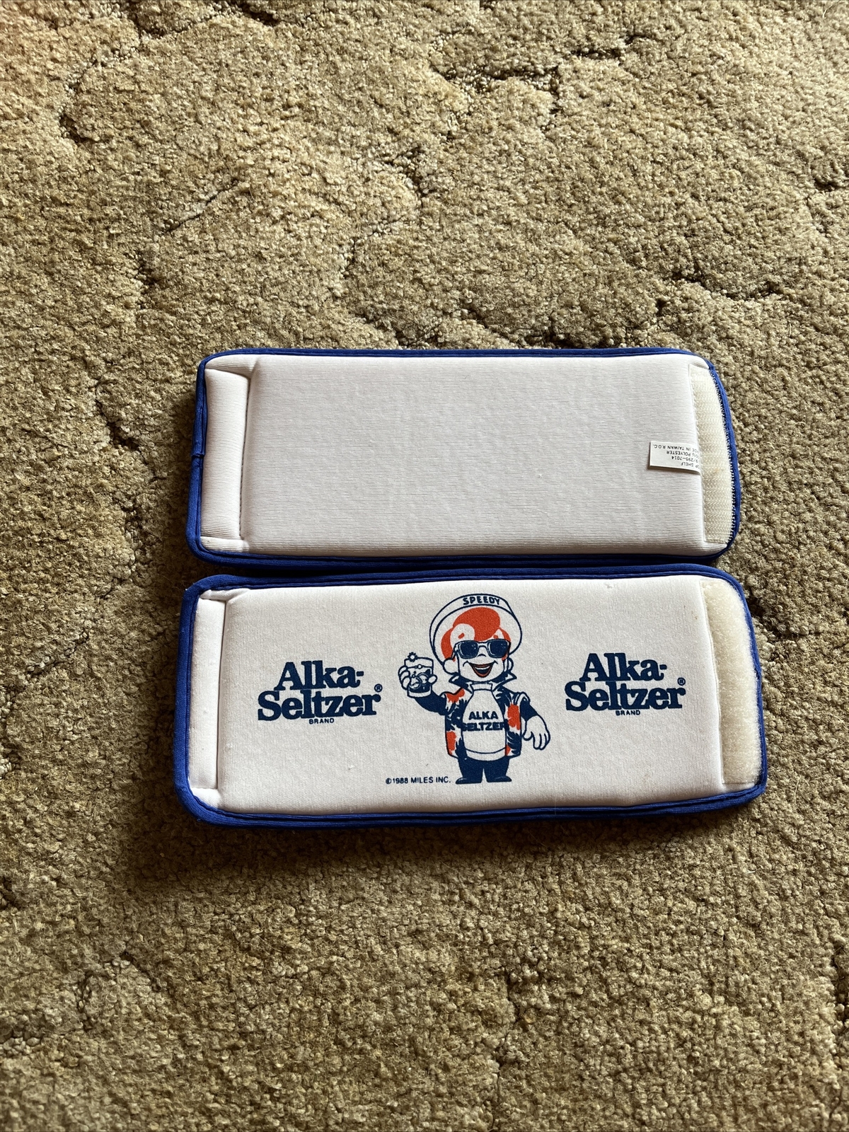 Lot Of 2 Alka-Seltzer Wrap Around Koozies 1988 Speedy | eBay