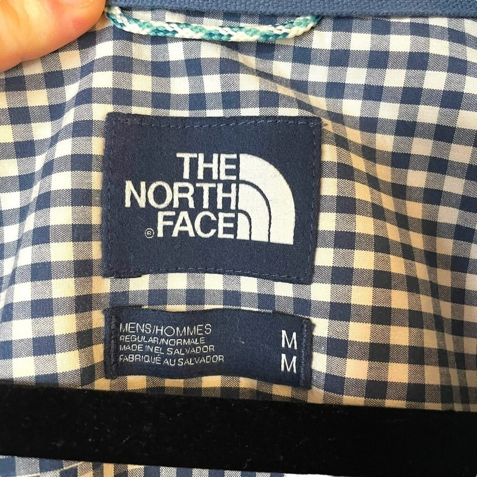 The North Face Men's Buttonwood Long Sleeve Plaid Shirt in Black/White Size M - Image 4 of 4