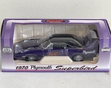 RARE Crown Premiums Lennox Heatcraft 1970 Plymouth Superbird, Purple, 1/24 NIB