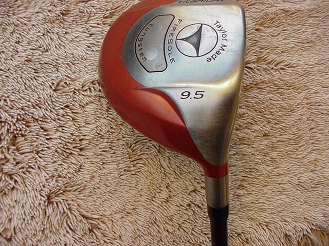 TaylorMade semelle à feu tungstène titane 3 fer tige en acier