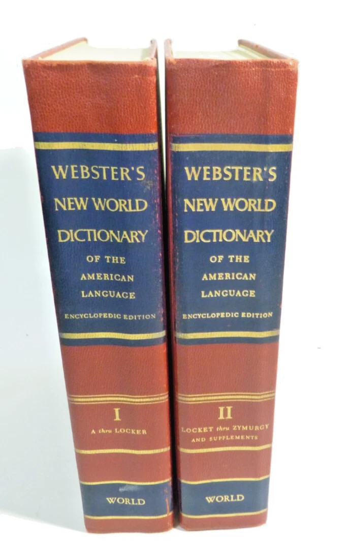 Webster's New World Dictionaries 1950-1999 Publication Year for