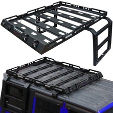Viay For 2007-2018 Wrangler Jk Roof Rack Cargo Luggage Carrier With 8xled Lights Viay For 2007-2018 Wrangler Jk Roof Rack Cargo Luggage Carrier With 8xled Lights