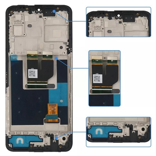 Marco digitalizador pantalla táctil pantalla LCD para T-Mobile Revvl 7 5G TMRV075G 2024 - Imagen 4 de 8
