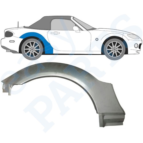MAZDA MX 5 MX-5 NC 2005-2014 REAR WHEEL ARCH REPAIR PANEL REAR WING ...