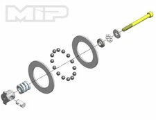 MIP - Moore's Ideal Products - Super Diff, Carbide Rebuild Kit for TLR 22 Series