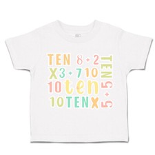 Toddler T-Shirt 3 Plus 7 15 Plus 13 Plus 2 Cotton Cakes Boy  Girl Clothes