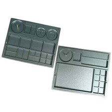 Aluminum Watch Parts Storage Box Acrylic Transparent Dust Cover Jewelry Storage