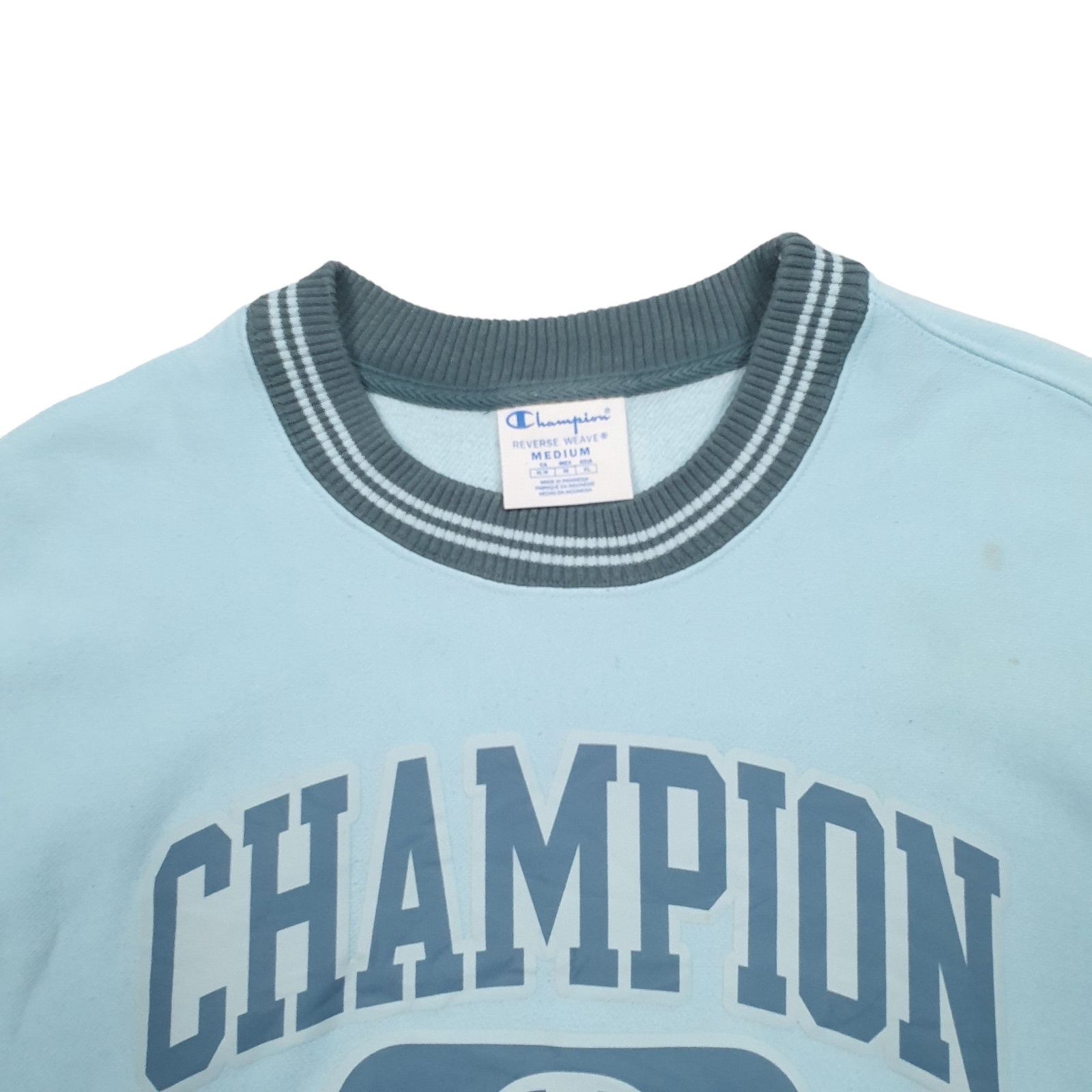CHAMPION Reverse Weave Crewneck Cotton Jumper Sweatshirt Mens M image 2