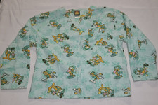 Garfield and Odie Winter Theme Ice Skating Mens Pajamas Adults Shirt sz M Paws