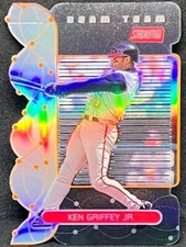 KEN GRIFFEY JR. 2000 Topps Stadium Club BEAM TEAM DIE-CUT REFRACTOR #165/500 !