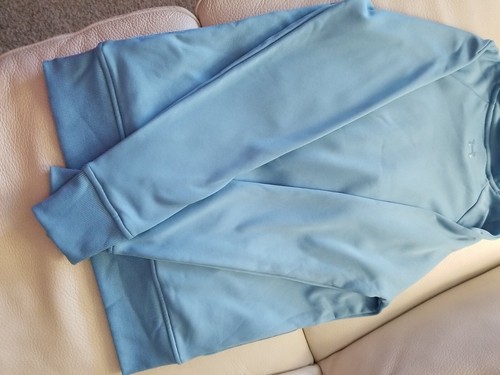 UNDER ARMOUR WOMEN'S FLEECE Hoodie BIG LOGO BLUE SZ S - Picture 11 of 12