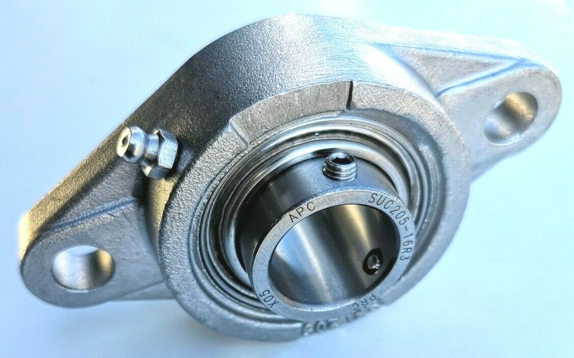 SS UC 207 In Acciaio Inox Con Angoli Cuscinetto 35 Mm Onda Con FDA - Foto 2