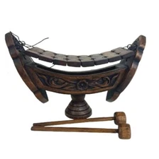 Miniature xylophone wooden small model Thai musical instruments home decoration