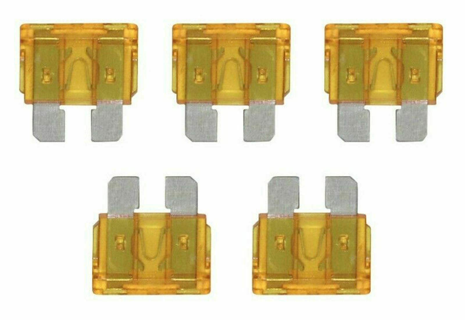 14 Gauge ATC ATO In-Line Fuse Holder Wire 12V Blade Waterproof 5 Pack 25 Amp