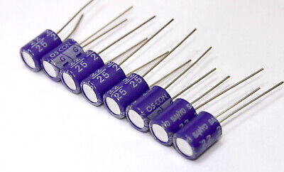 NEW X 8 pcs. Sanyo 25V 22UF OScon OS CON Organic Elect Audio NEW X 8 pcs. Sanyo 25V 22UF OScon OS CON Organic Elect Audio