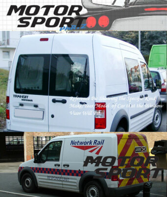 Outside Mount 2MM Vent Visors Deflector 2pc Ford Transit Connect 10-13 2010-2013