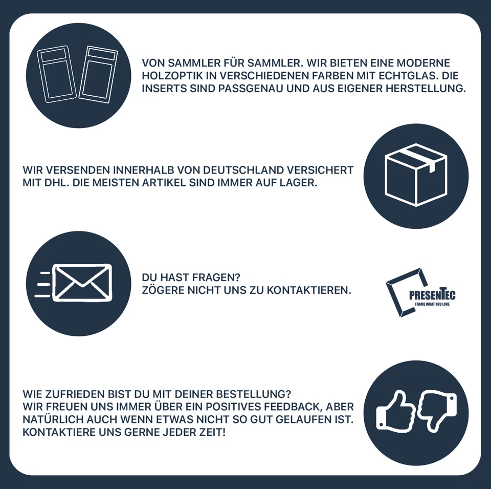 Rahmen PSA CGC Pokemon Karten Case Display Sammelkarten für bis 12 Gradingkarten - Bild 4 von 4