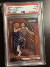 その他 PSA 10 Trae Young Prizm RC Ruby Wave Panini 2018-19 Prizm Trae Young #78 Ruby Wave Prizm Rookie Atlanta