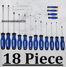 NEW Kobalt 18-Piece Plastic Blue Handle VARIETY PACK Magnetic Screwdriver Set