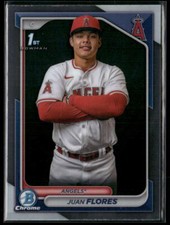 2024 Bowman Chrome #BCP-234 Juan Flores 1ST Bowman