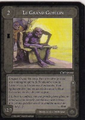 MECCG MIDDLE EARTH LES SORCIERS RARE LE GRAND GOBELIN