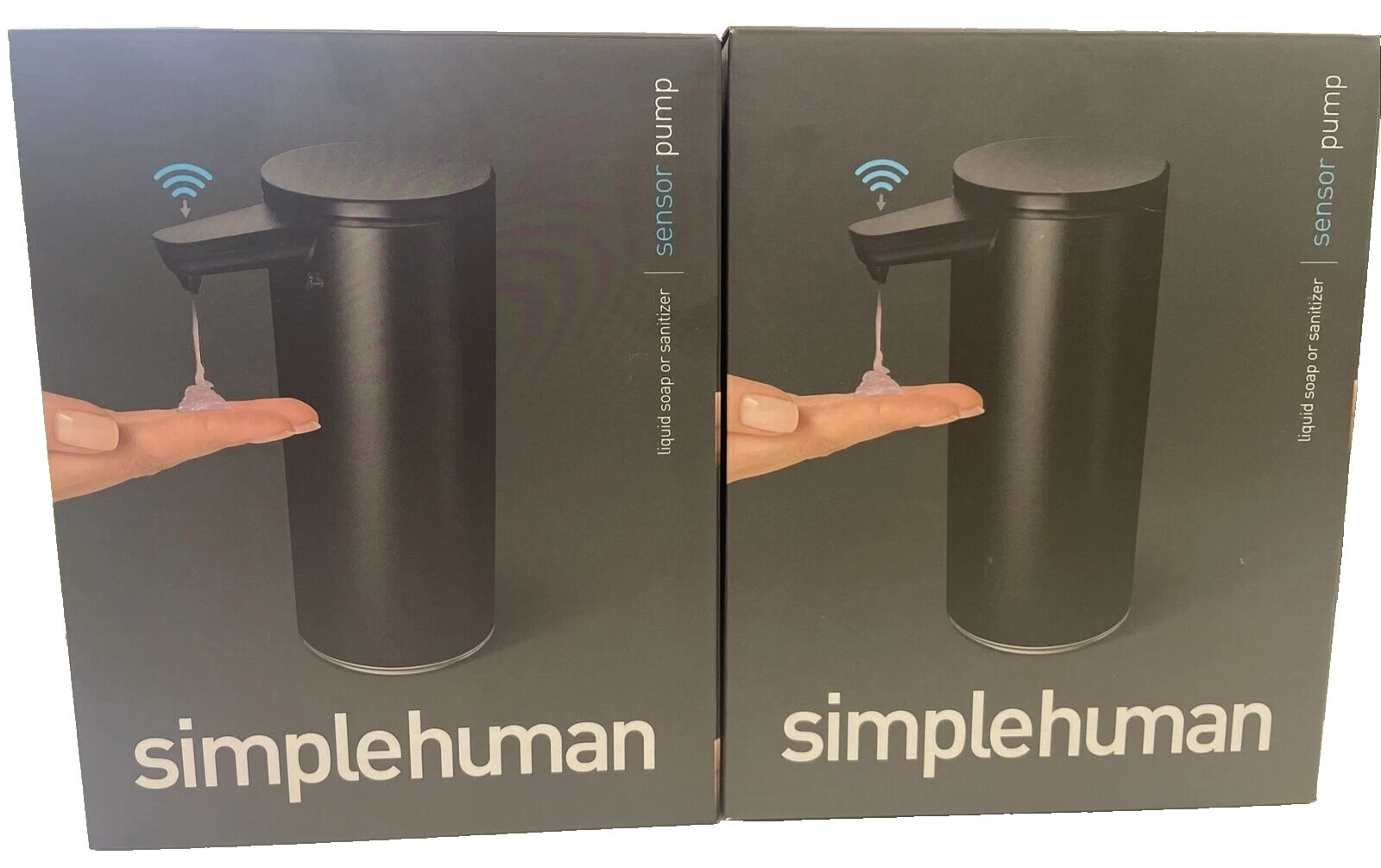 simplehuman Black Bathroom Soap Dishes & Dispensers