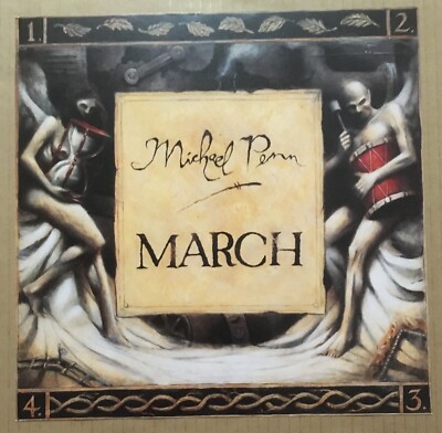 MICHAEL PENN Vintage 1989 DOUBLE SIDED PROMO POSTER FLAT for March CD MINT 12x12