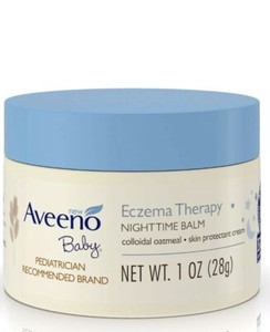 aveeno baby eczema care nighttime balm