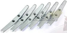 BOATER SPORTS MARINE DOCK CAST IRON GLAVANIZED 8" DOCK CLEATS - BOX OF 6