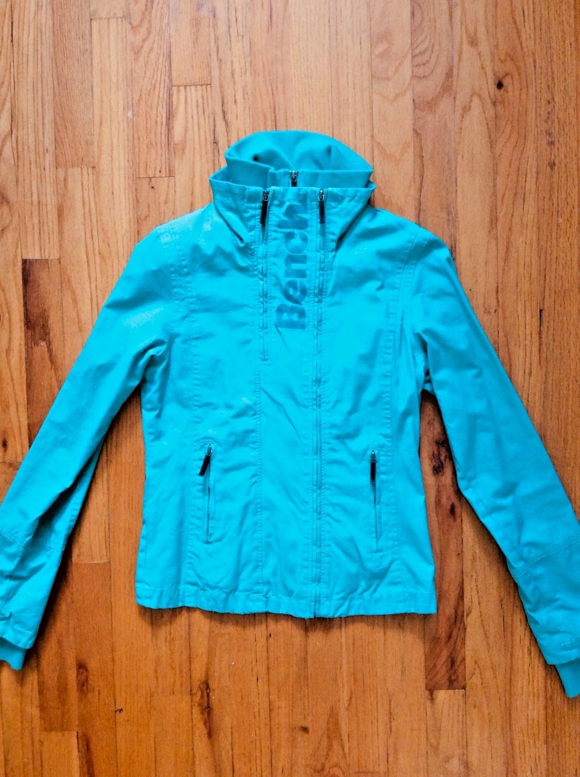BENCH - Double Zip Front Jacket - Teal / Turquois… - image 1