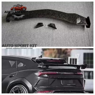 Forged Carbon Fiber MSY Style Rear Trunk Spoiler Wing Fit Lamborghini Urus