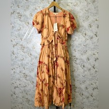 NWT LoveShackFancy Carlton Dress in Pink Lemonade Size 2 Medium