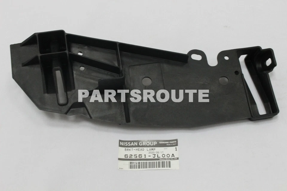 Soporte de montaje de faro izquierdo Infiniti G37 cupé 2008-13 Q60 OEM 62561-JL00A Foto 2 de 2