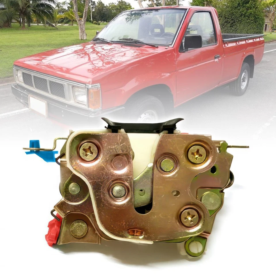 Actuador de cierre de puerta delantero izquierdo para Nissan D21 Navara carrocería dura 1986-1997 Foto 4 de 4