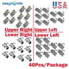 10 bag Dental Orthodontic Buccal Tubes 1ST/2ND Molar Brackets Non-Conv MBT/Roth