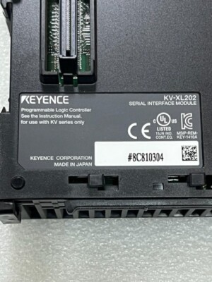 Keyence KV-XL202 PLC Serial Interface Module Used | eBay