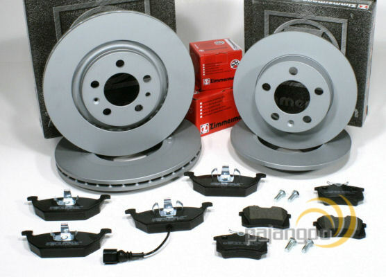 Zimmermann Beschichtet Bremsscheiben Und BeläGe Vorne Hinten FüR Seat Toledo Ii-image