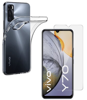 For VIVO Y70 Cover Case Clear Film Tempered Glass Y 70