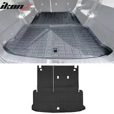Fits 24-26 Toyota Grand Highlander Trunk Mat & Backrest Mats Cargo Liner Pad TPE