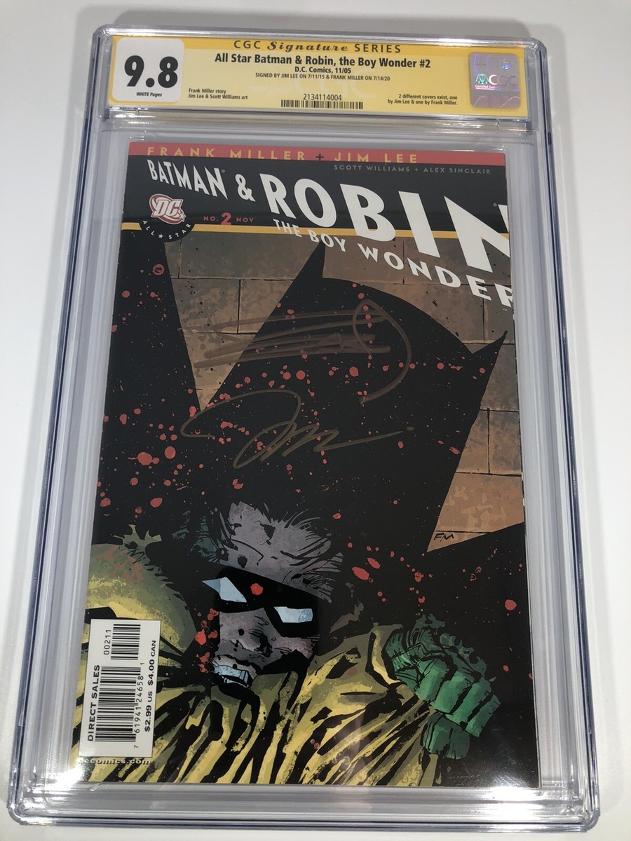 All Star Batman Robin CGC 2XSS Jim Lee Frank Miller