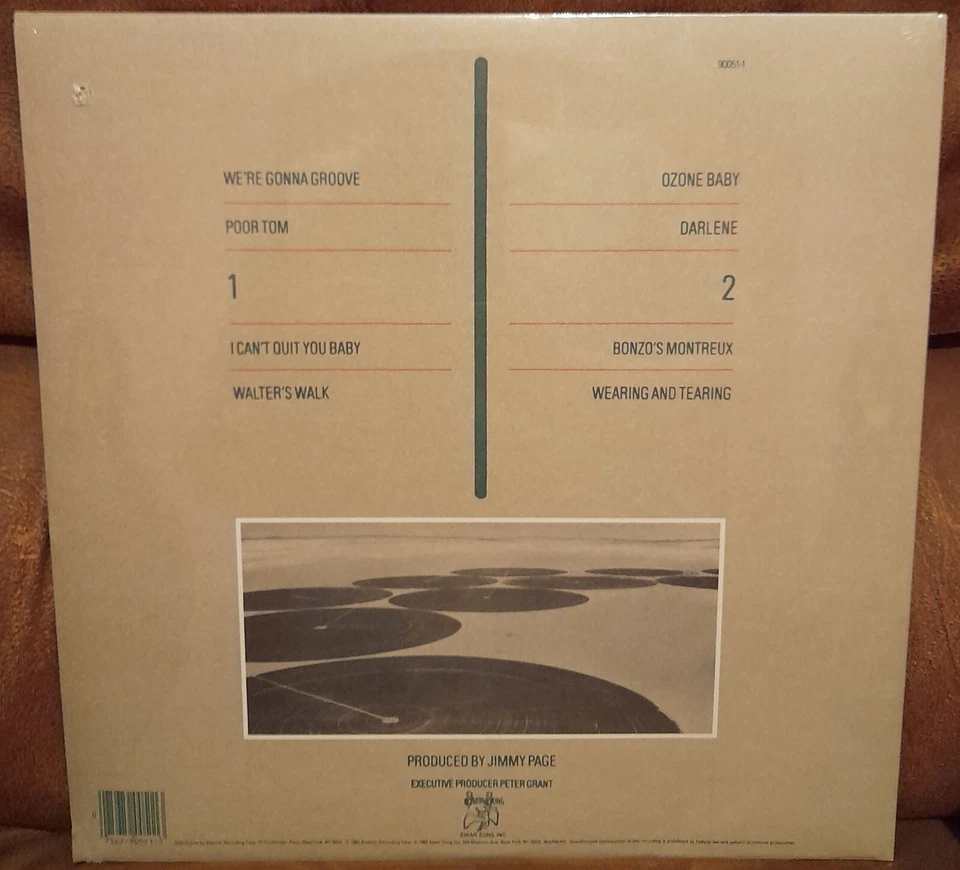 LED ZEPPELIN CODA STUNNING SEALED USA ORIGINAL LP Robert Plant Jimmy Page psych Foto 3 de 4