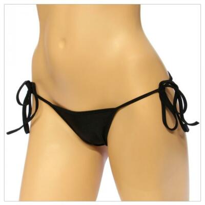 Women's, Tie Side Scrunch Back Bottom Panty, Thong   G-17