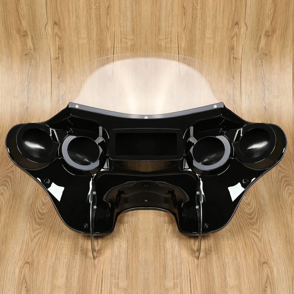 For Harley Heritage Softail Deluxe Fatboy Batwing Fairing 4 Speaker - Image 3 of 4