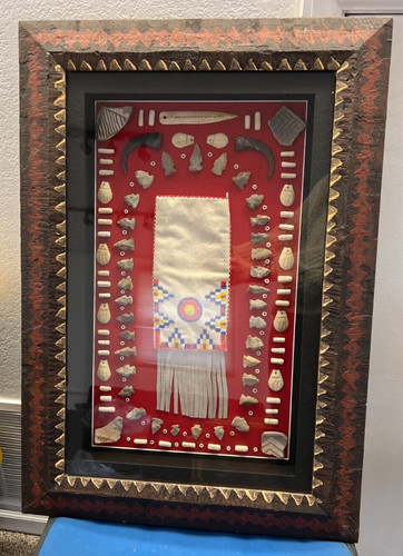 Original Native American Artifacts - FRAMED
