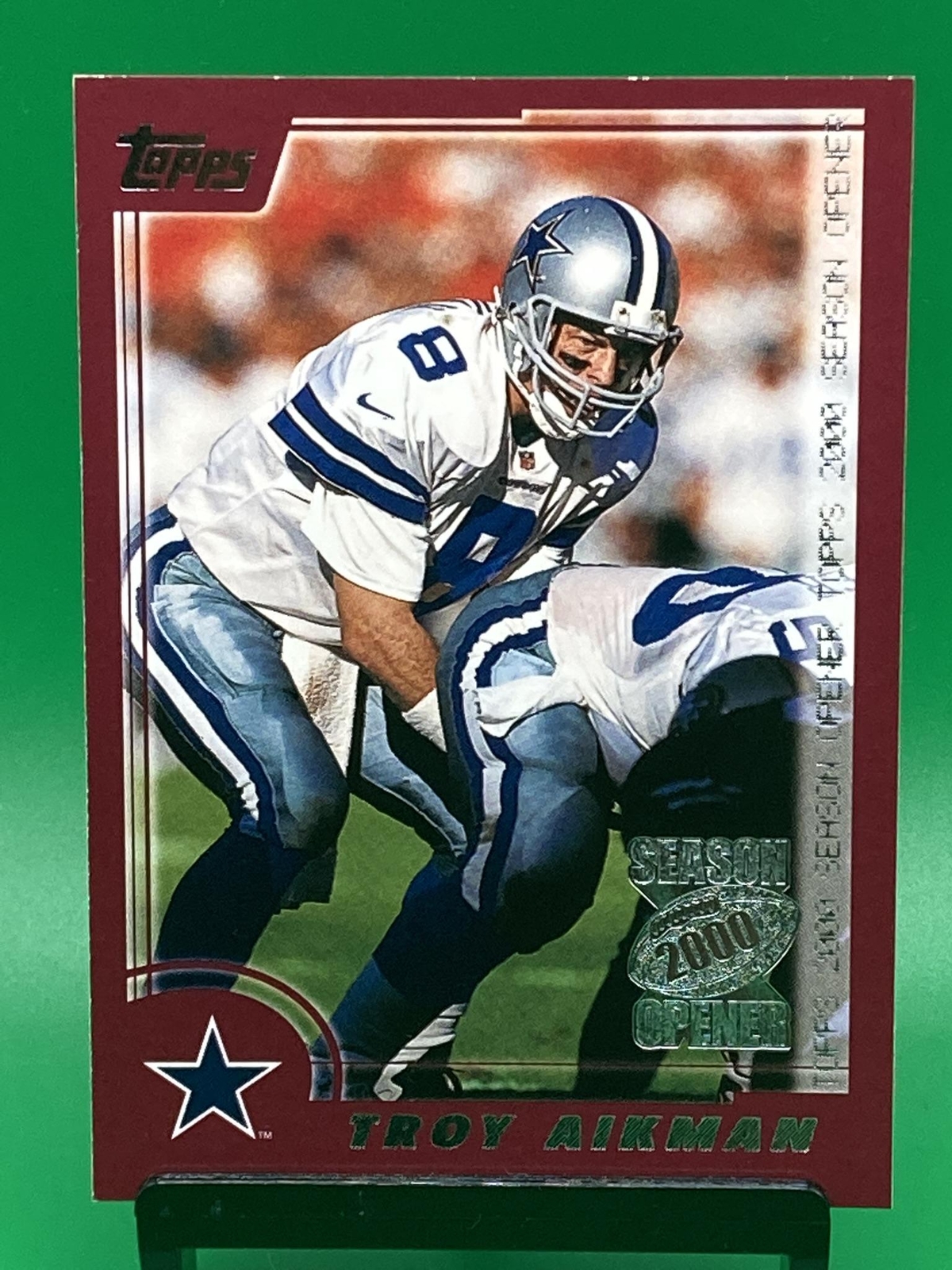 2000 Topps Season Opener #25 Troy Aikman Dallas Cowboys (1)