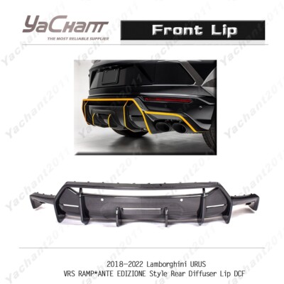 Dry Carbon VRS RMPT EDIZIONE Rear Diffuser Lip Kit For 18-22 Lamborghini URUS