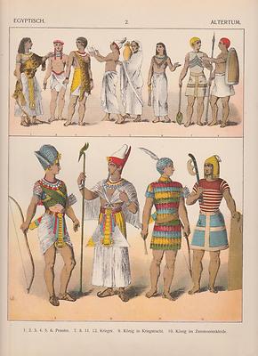 Abiti Tradizionali Abiti Faraone Antico Egitto Abiti Tradizionali